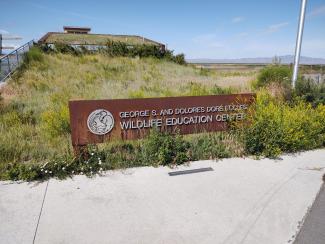 The George S. & Dolores Dore Eccles Wildlife Education Center Sign